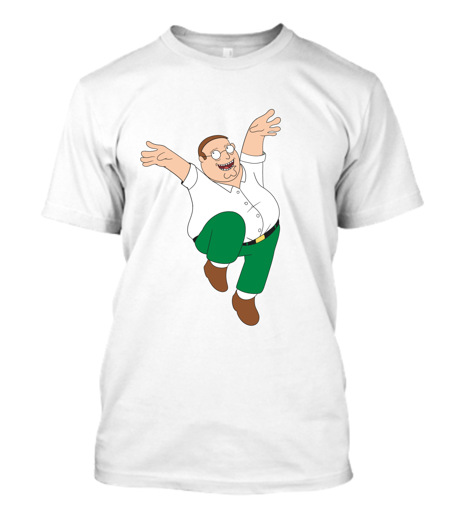 Peter Griffin Dancing In Rick And Morty T-Shirt