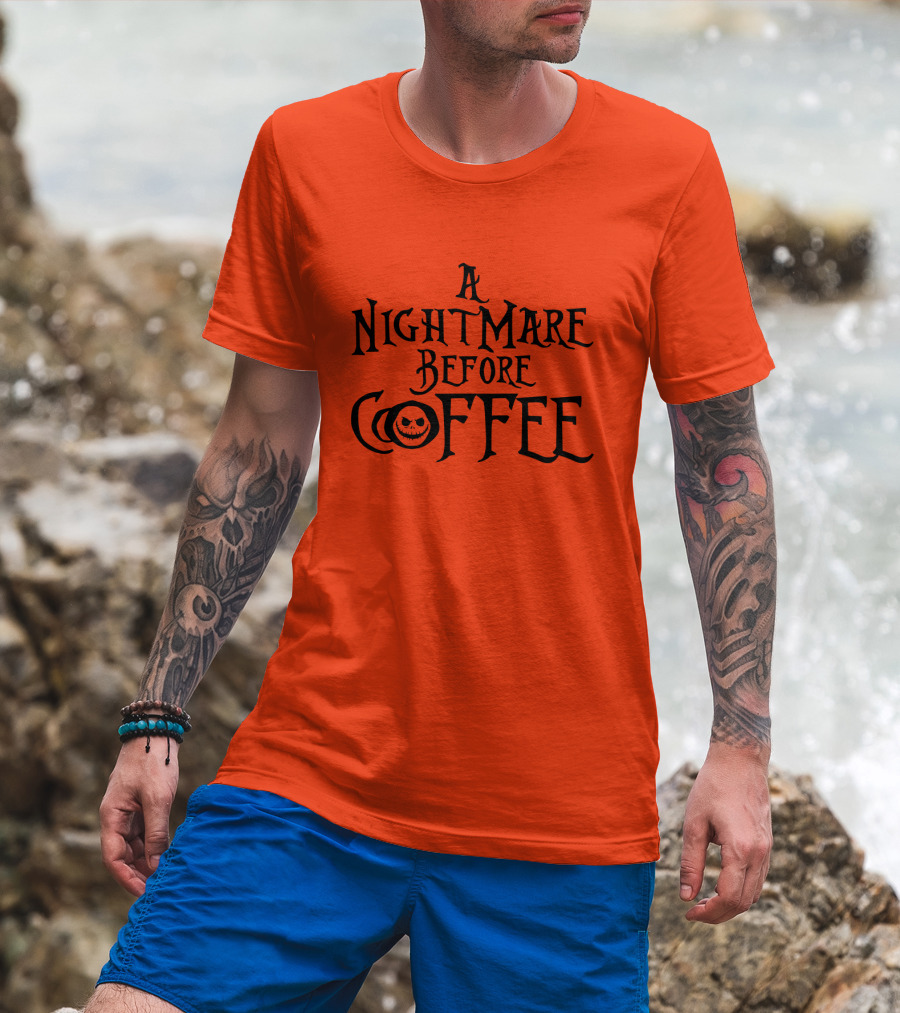 A Nightmare Before Coffee Jack Skellington T-Shirt