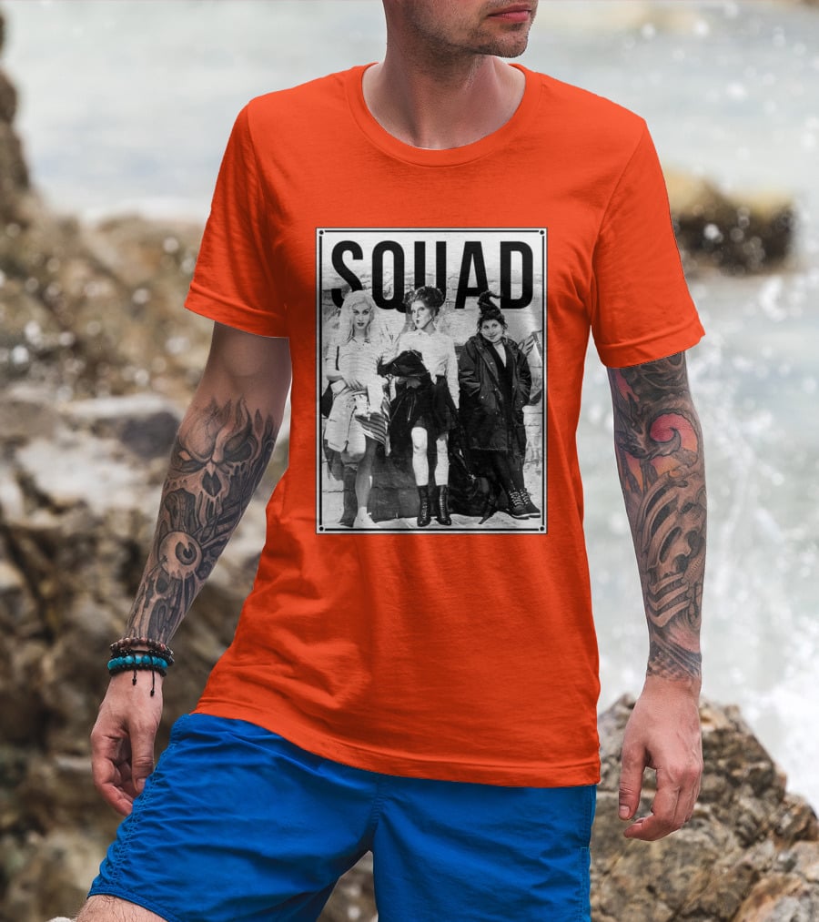 Squad Black And White Trio Vintage Style Hocus Pocus Aesthetic T-Shirt