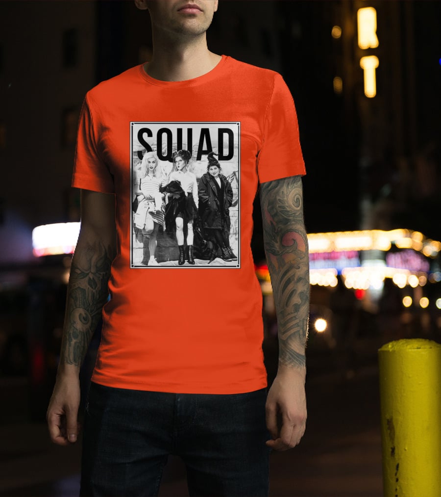 Squad Black And White Trio Vintage Style Hocus Pocus Aesthetic T-Shirt