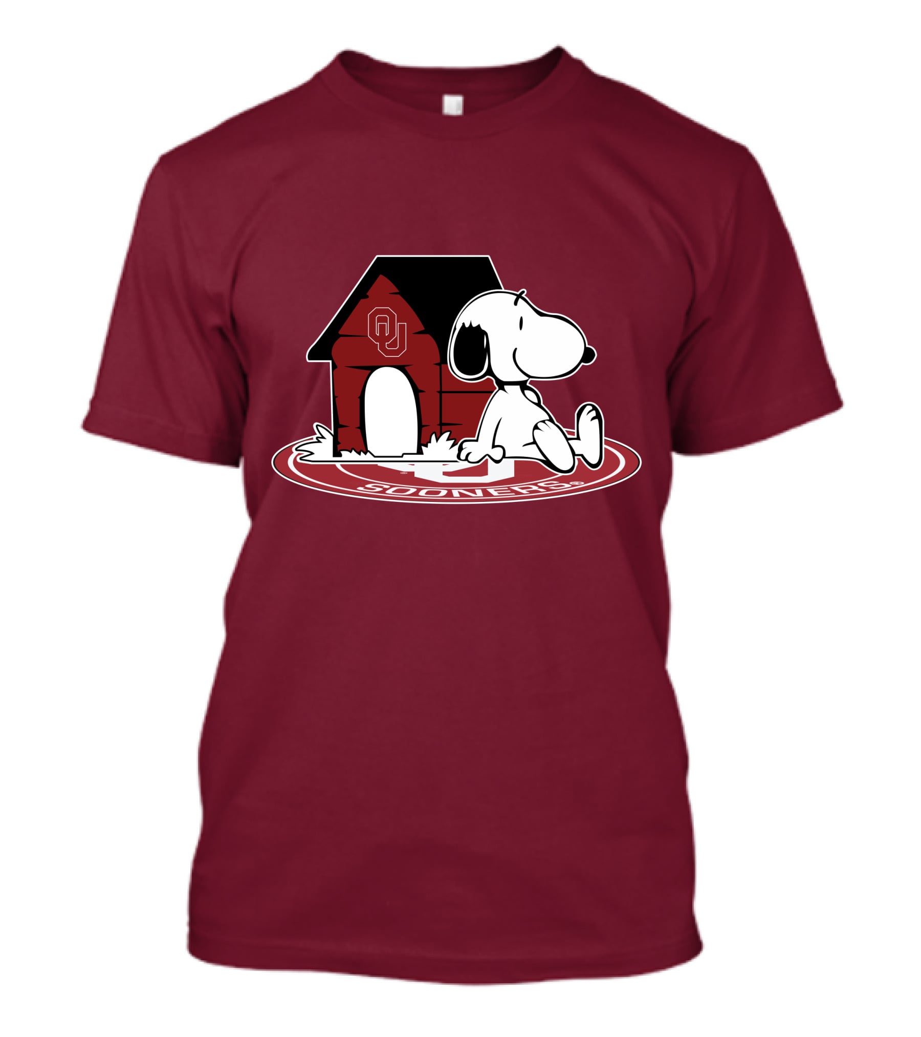 Snoopy Oklahoma Sooners Football Fan Now And Forever T-Shirt