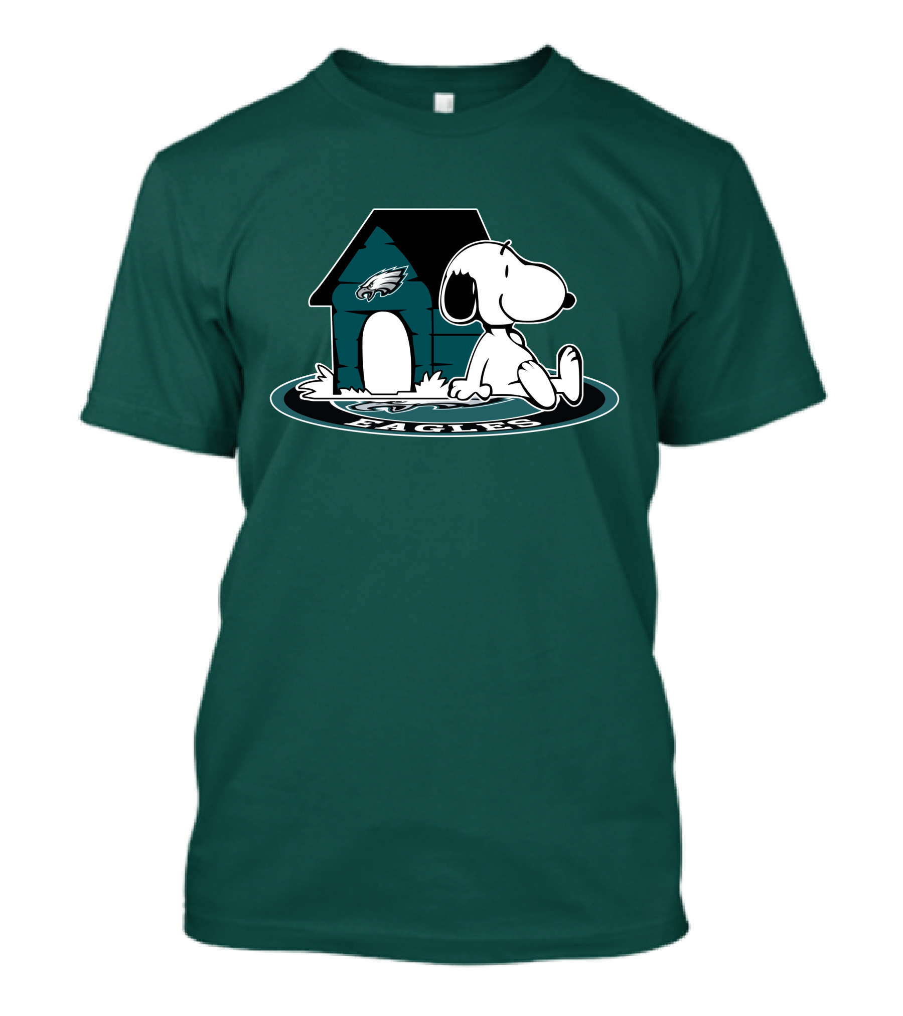 Philadelphia Eagles Snoopy Now And Forever Football Fan T-Shirt
