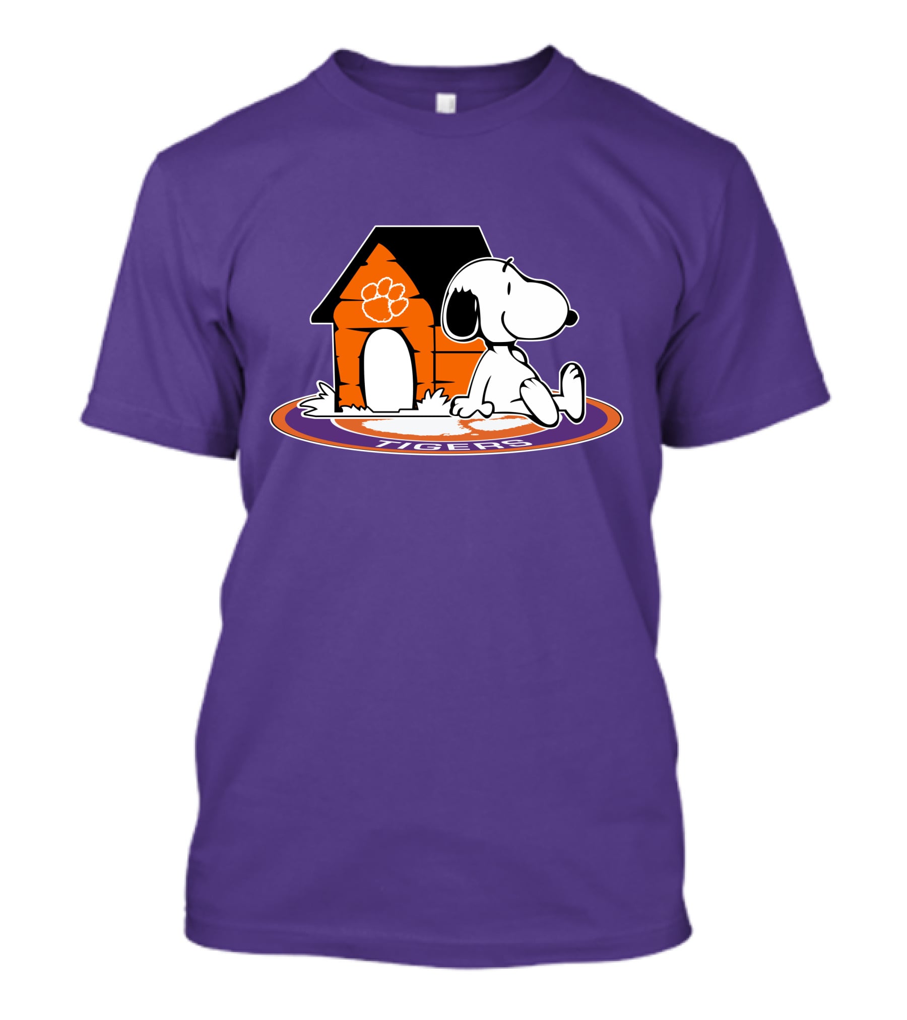 Clemson Tigers Football Forever Snoopy Doghouse Fan T-Shirt