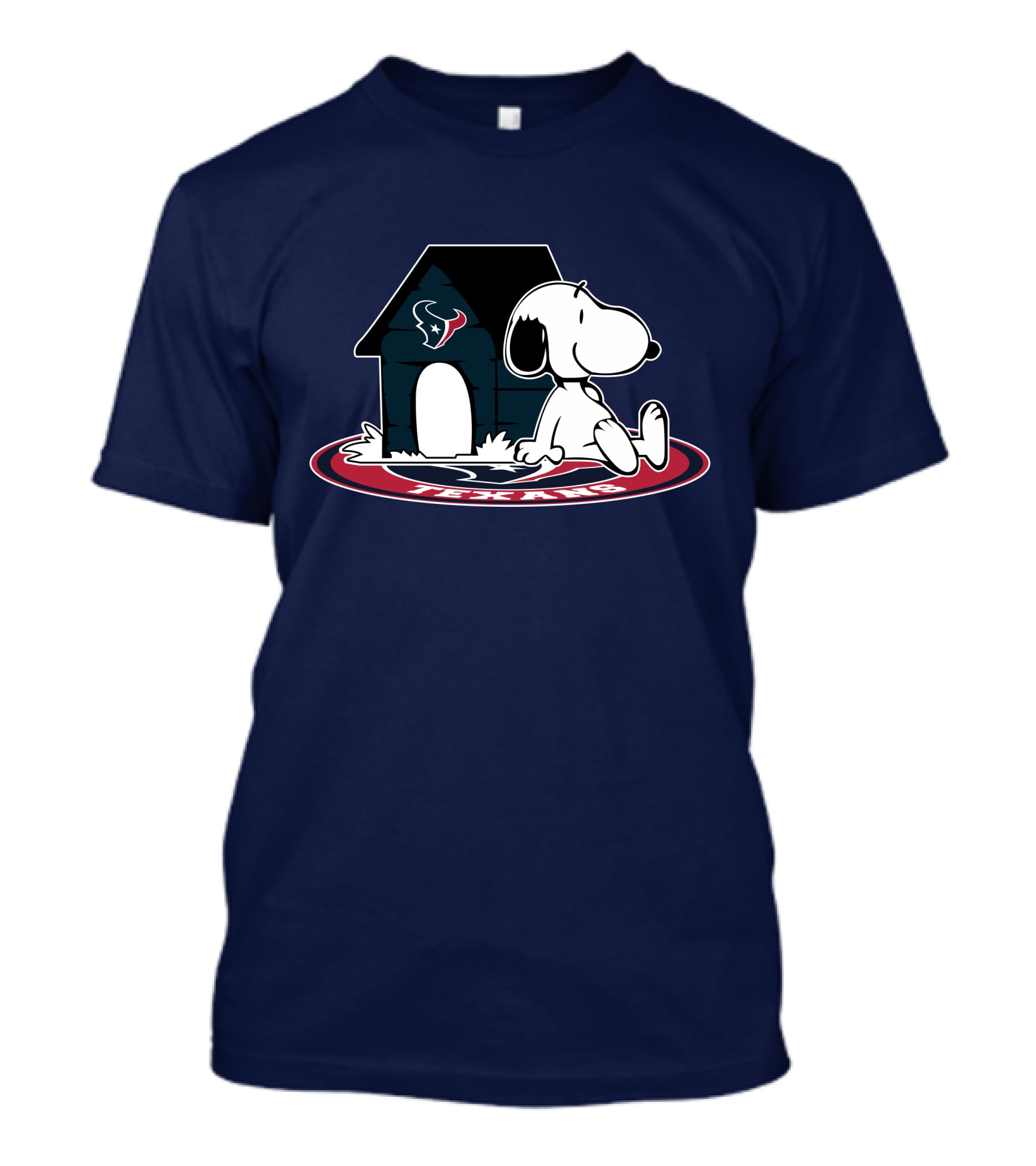 Houston Texans Football Fan Now And Forever Snoopy House T-Shirt