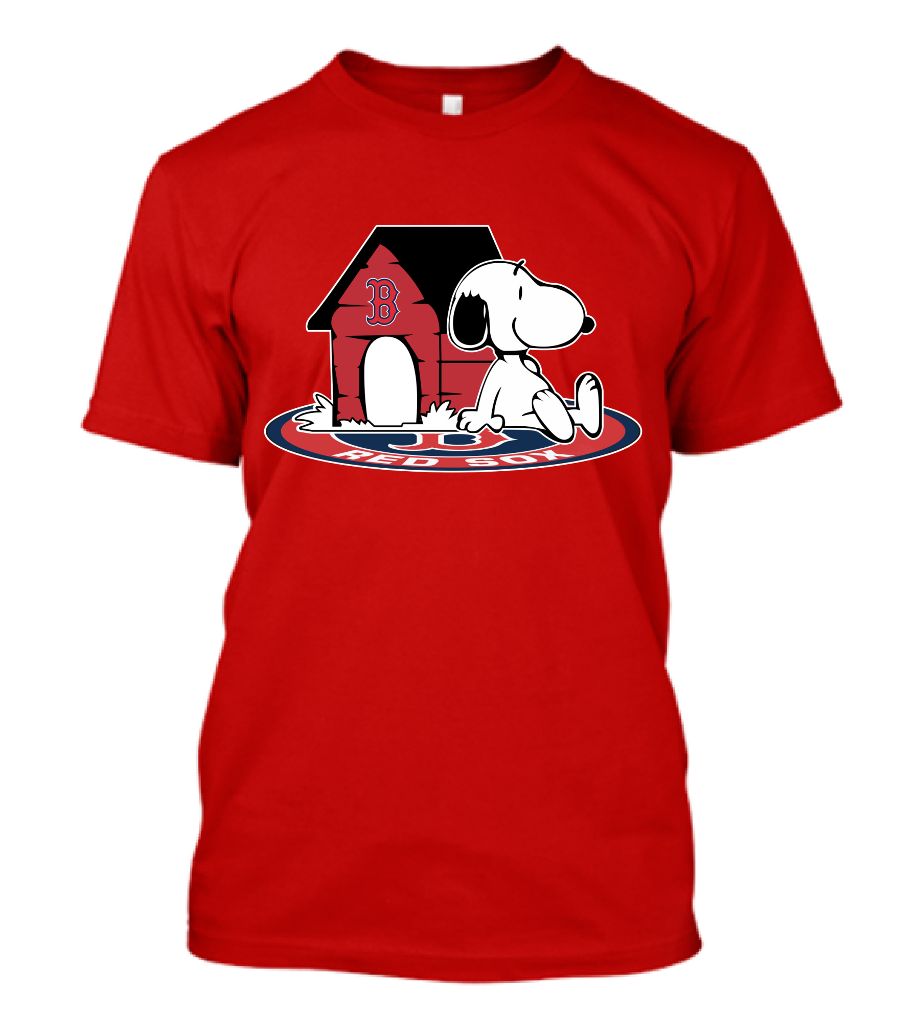 Boston Red Sox Snoopy Fan Now And Forever T-Shirt