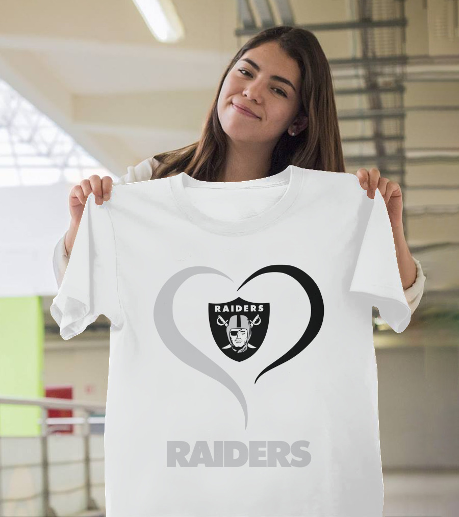 Raiders Heart Las Vegas Raiders T-Shirt