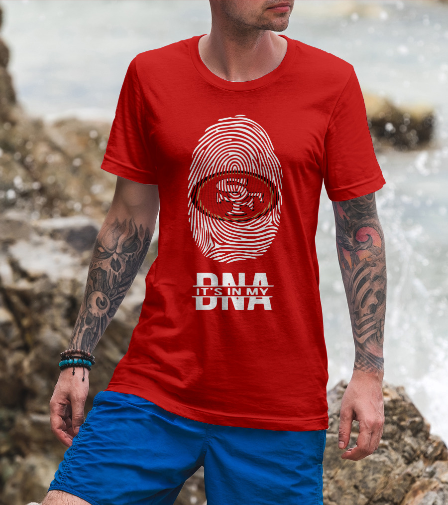 San Francisco 49ers It's In My DNA Fingerprint T-Shirt