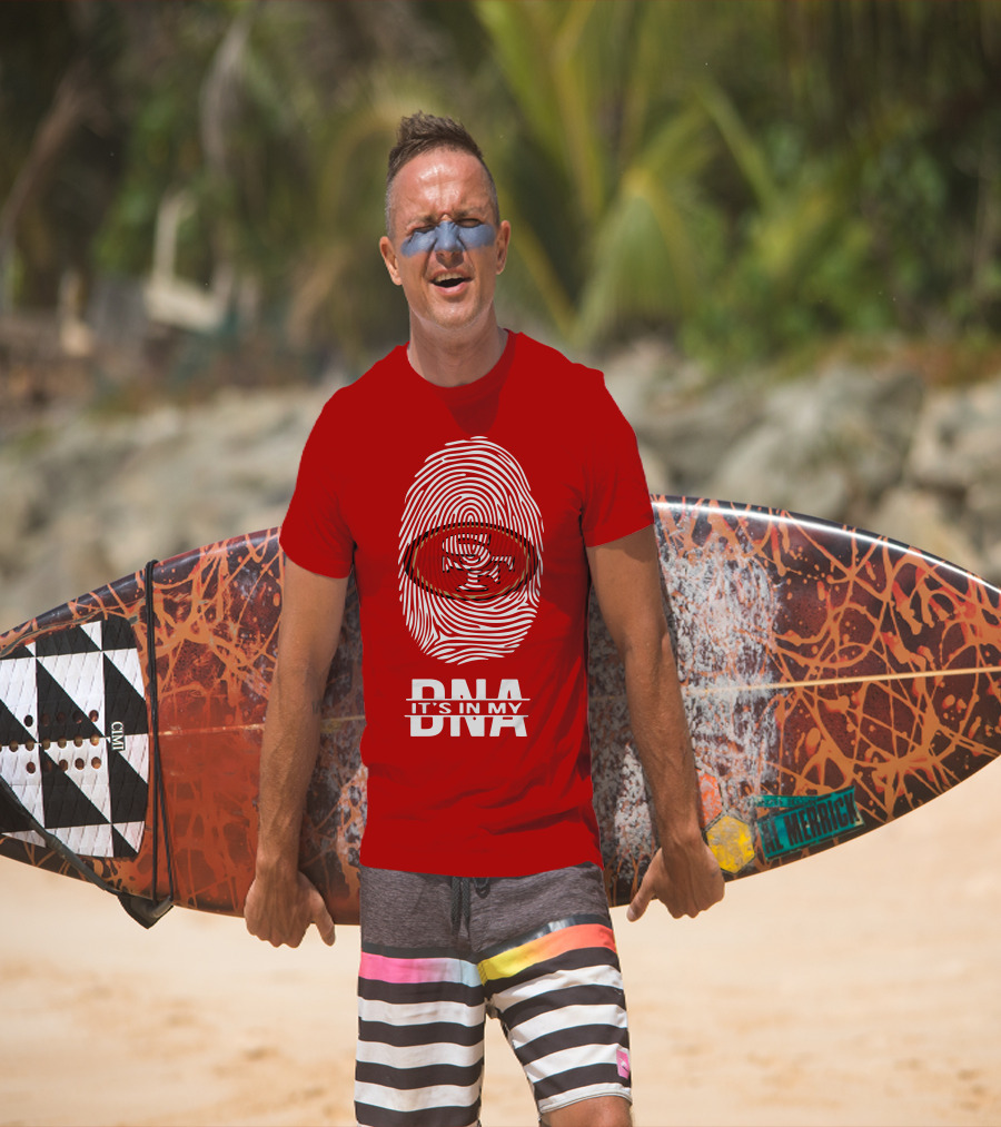 San Francisco 49ers It's In My DNA Fingerprint T-Shirt