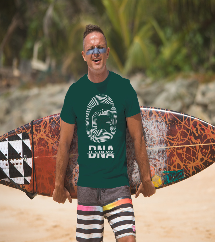 Michigan State Spartans Fingerprint It's In My DNA T-Shirt