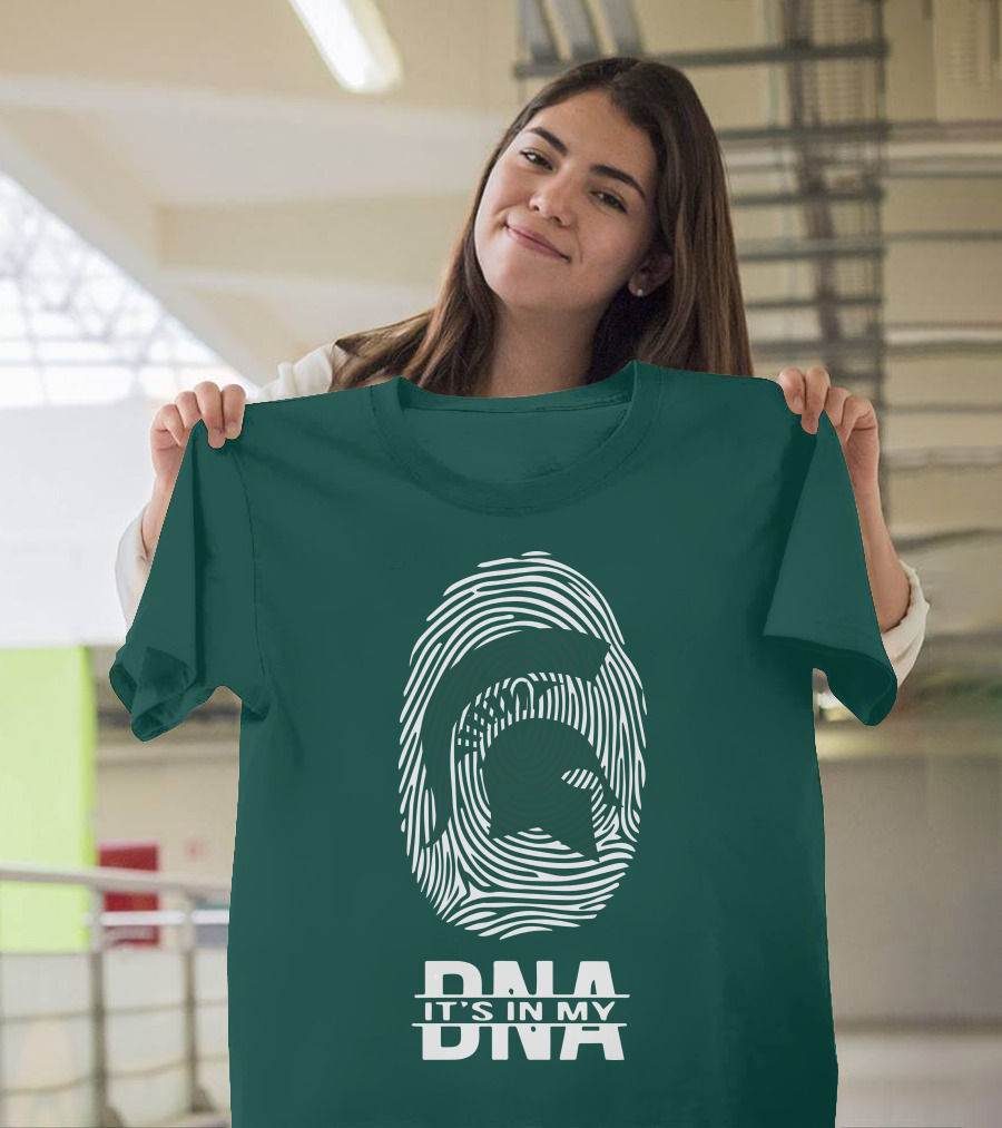 Michigan State Spartans Fingerprint It's In My DNA T-Shirt