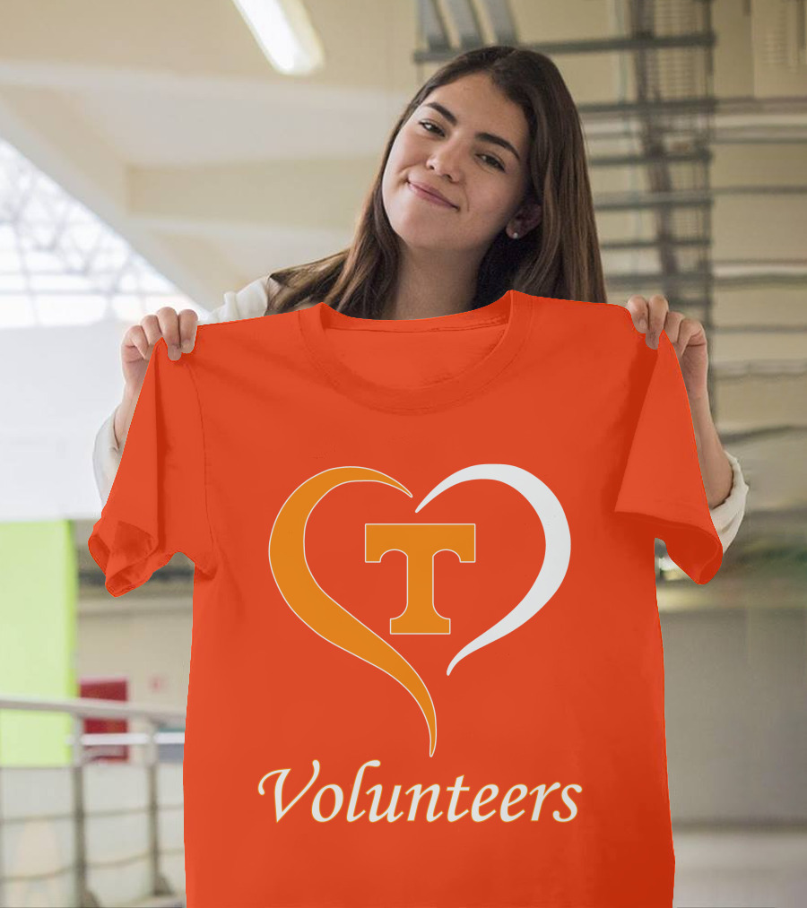 Heart T Tennessee Volunteers T-Shirt