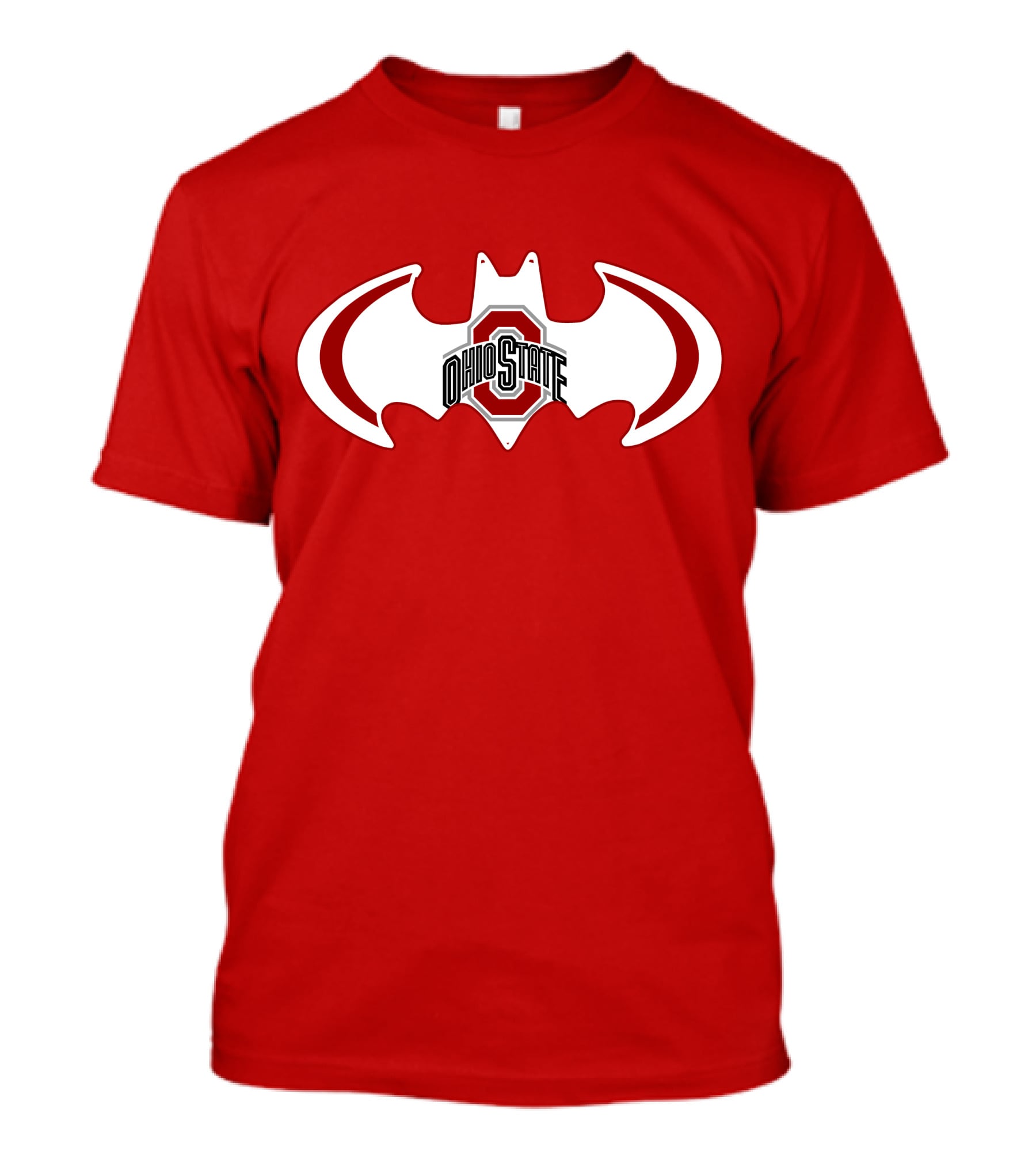 Ohio State Buckeyes Batman Concept T-Shirt