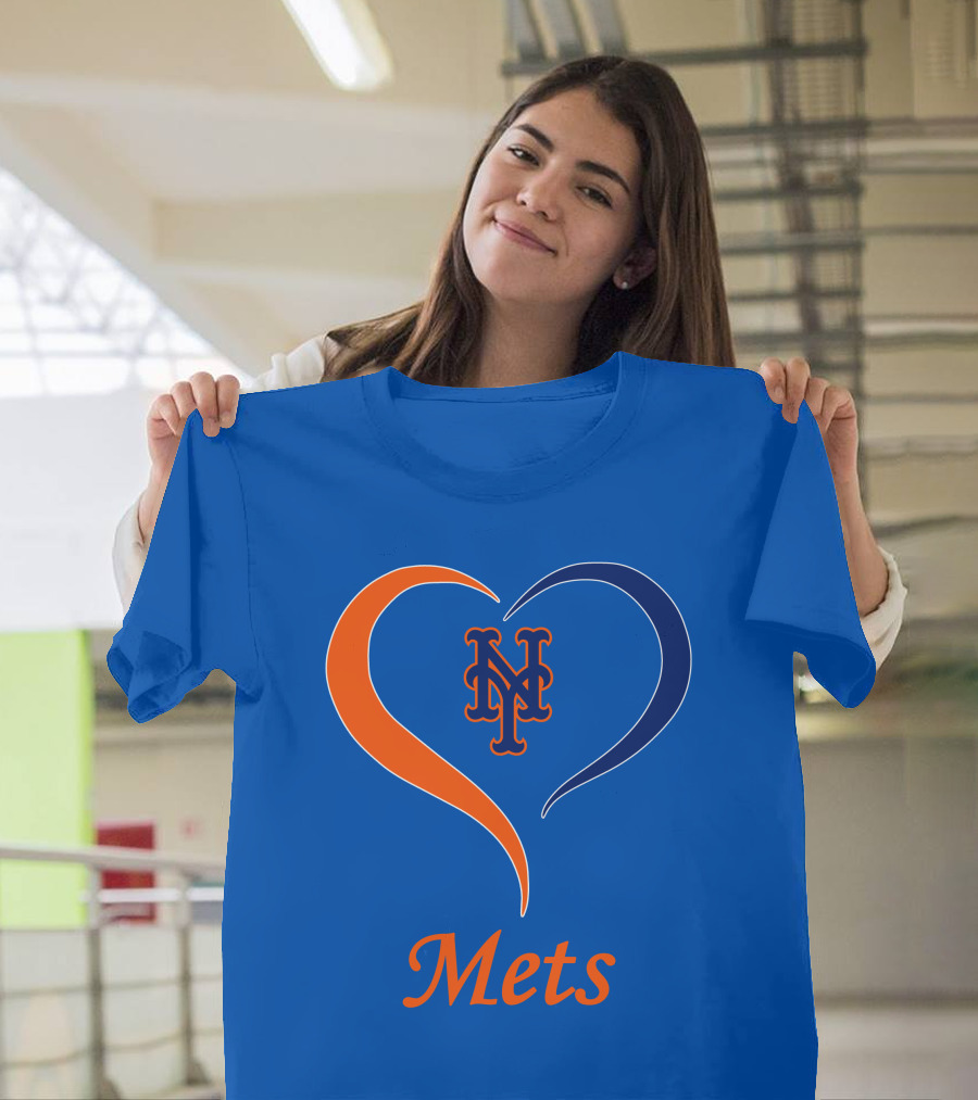 New York Mets Heart Logo Mets T-Shirt