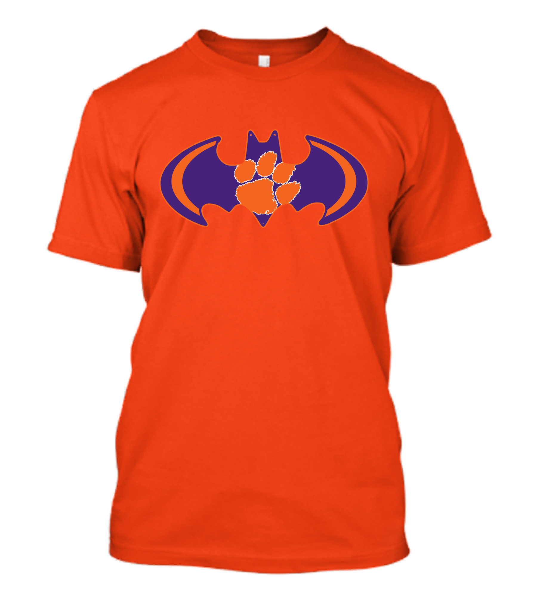 Clemson Tigers Paw Bat T-Shirt
