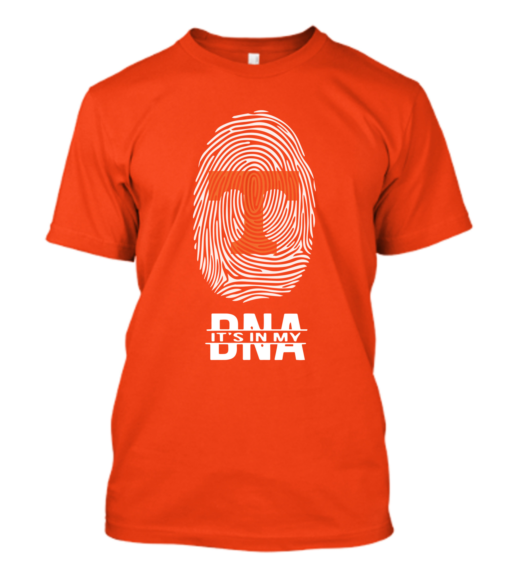 Tennessee Volunteers It's In My Dna Fingerprint Style T-Shirt