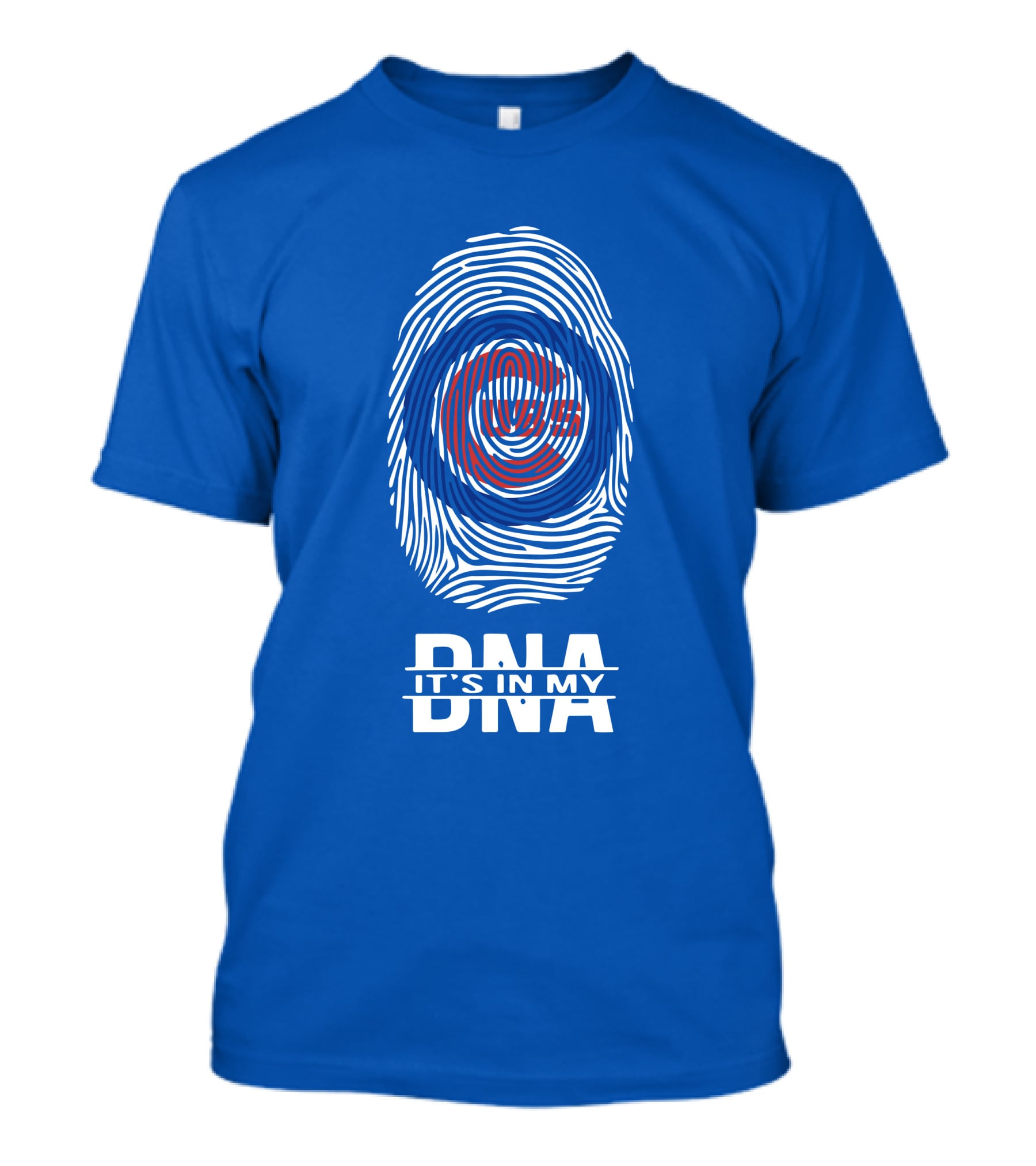 Chicago Cubs It's In My Dna Fingerprint T-Shirt