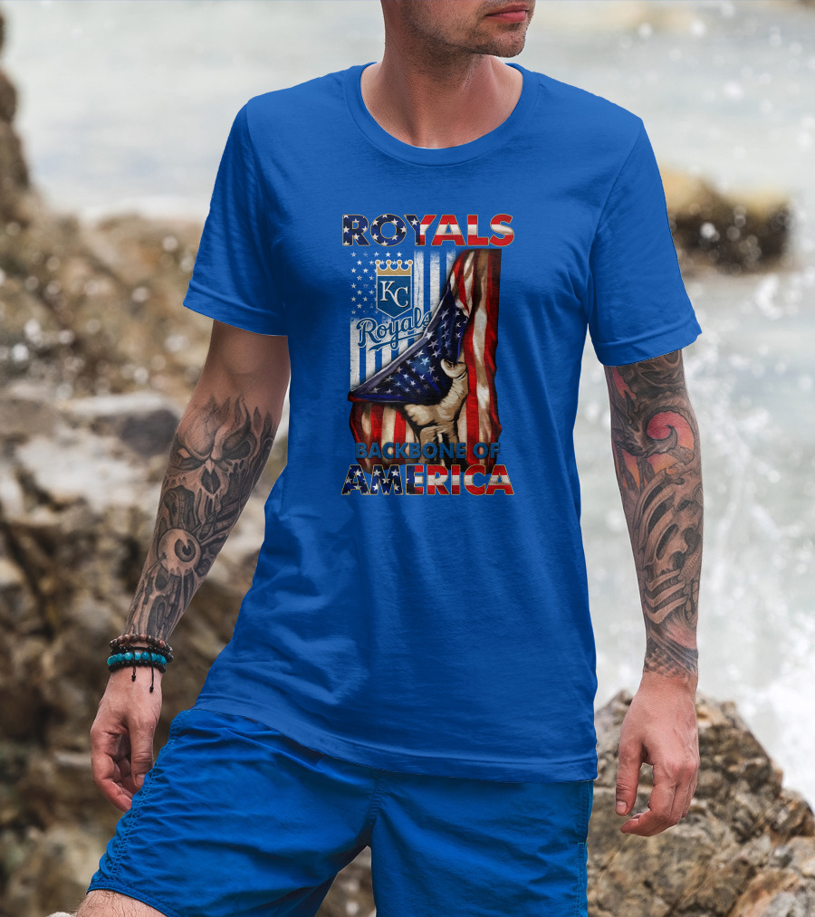 Royals Kc Backbone Of America T-Shirt