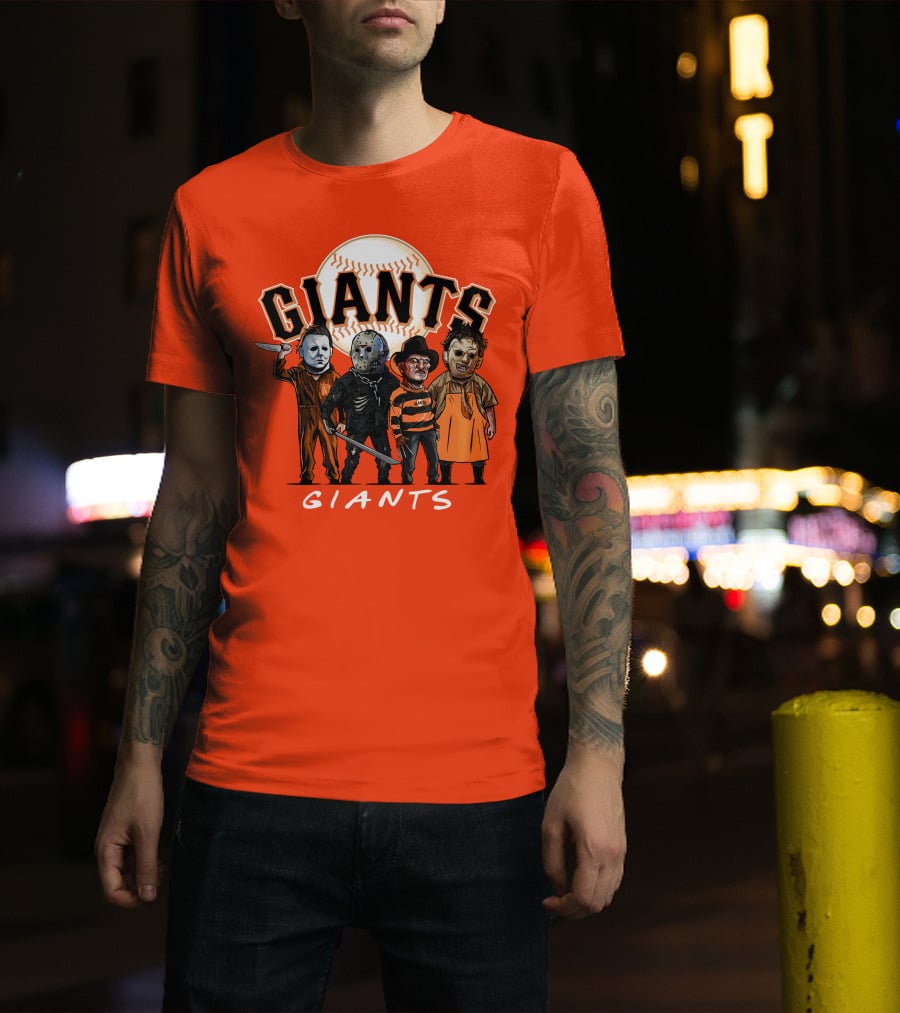 Giants Halloween The Slasher Squad T-Shirt