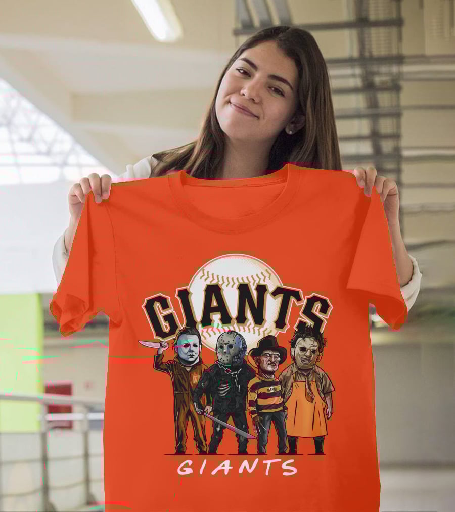Giants Halloween The Slasher Squad T-Shirt