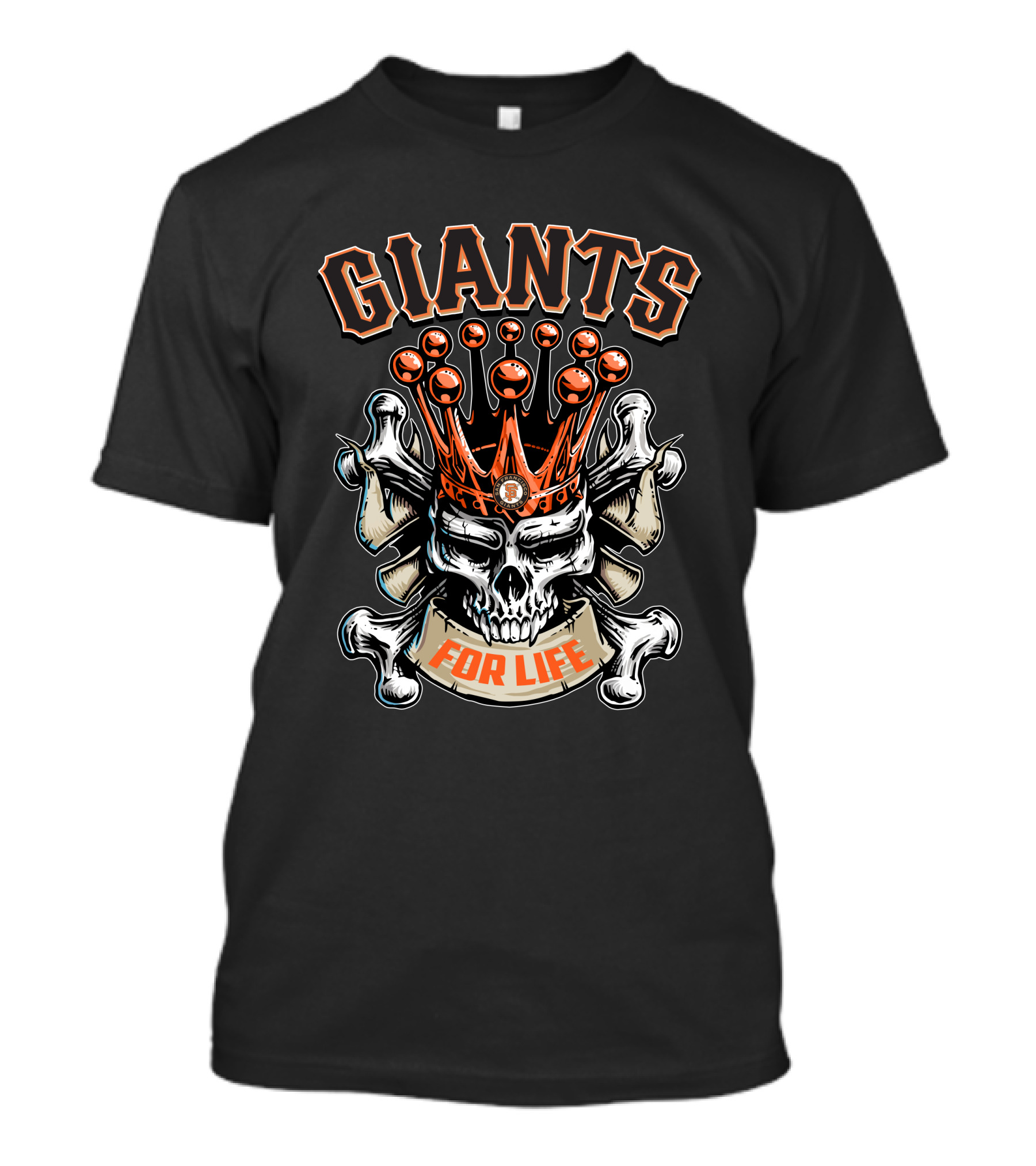 Giants Skull King For Life San Francisco T-Shirt