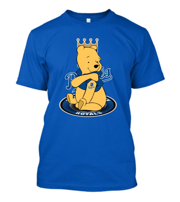 Kansas City Royals Winnie The Pooh Royals Baseball T-Shirt