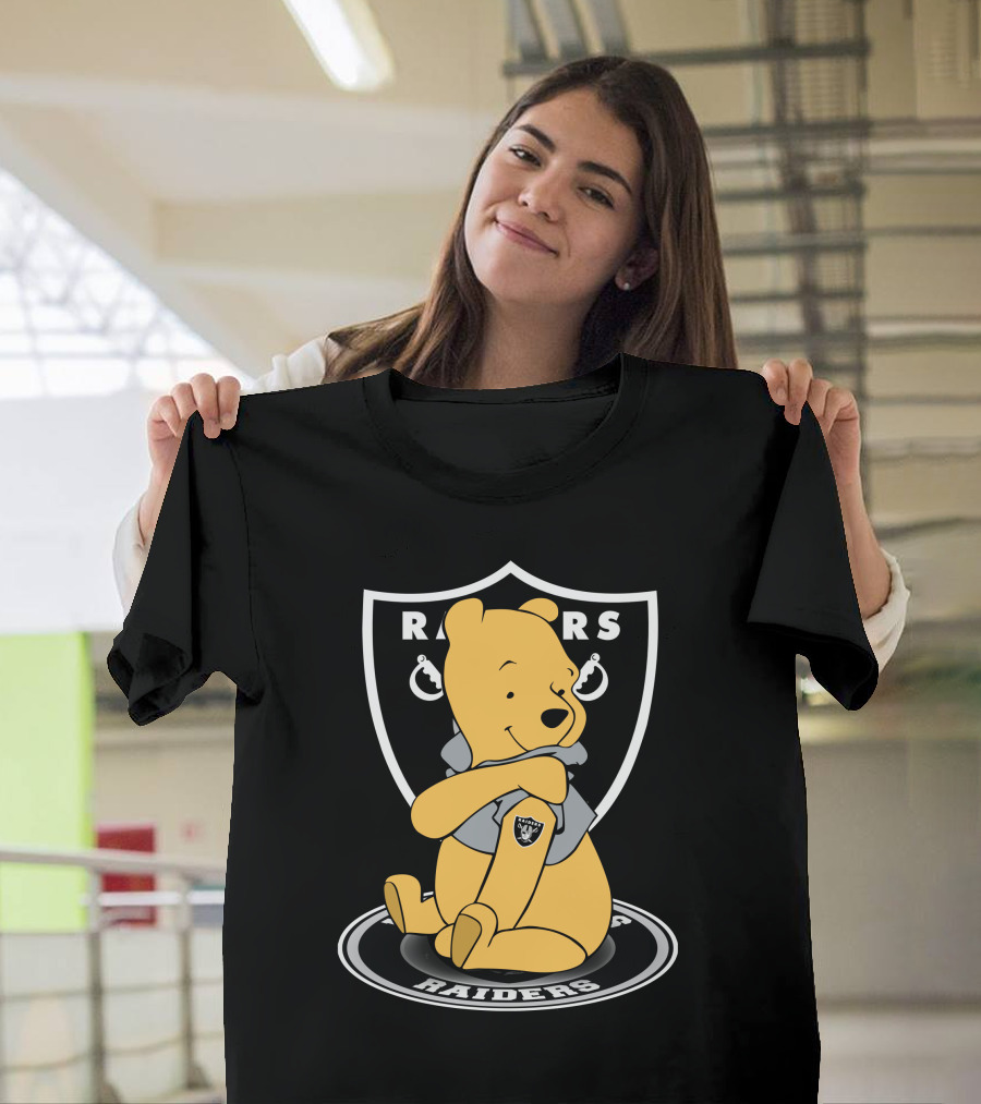 Las Vegas Raiders Winnie The Pooh Raiders T-Shirt