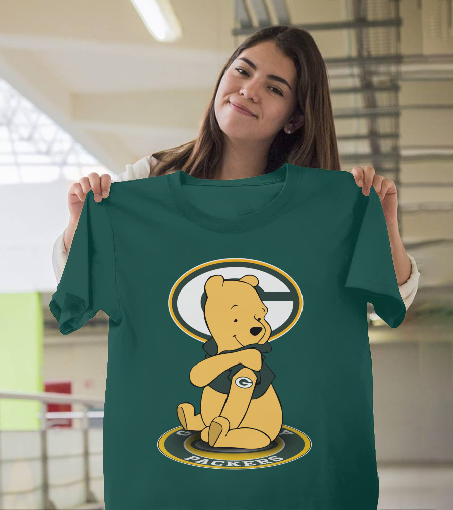Green Bay Packers Winnie The Pooh G Logo Packers T-Shirt