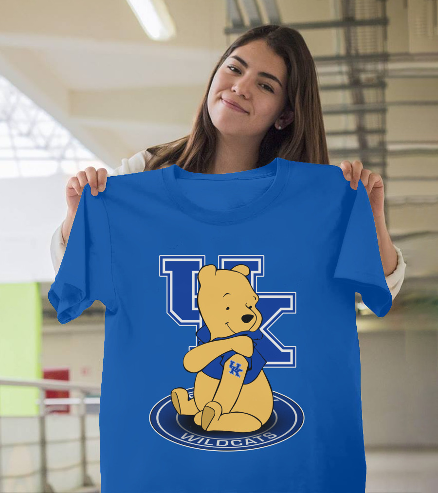 Winnie The Pooh Kentucky Wildcats UK T-Shirt