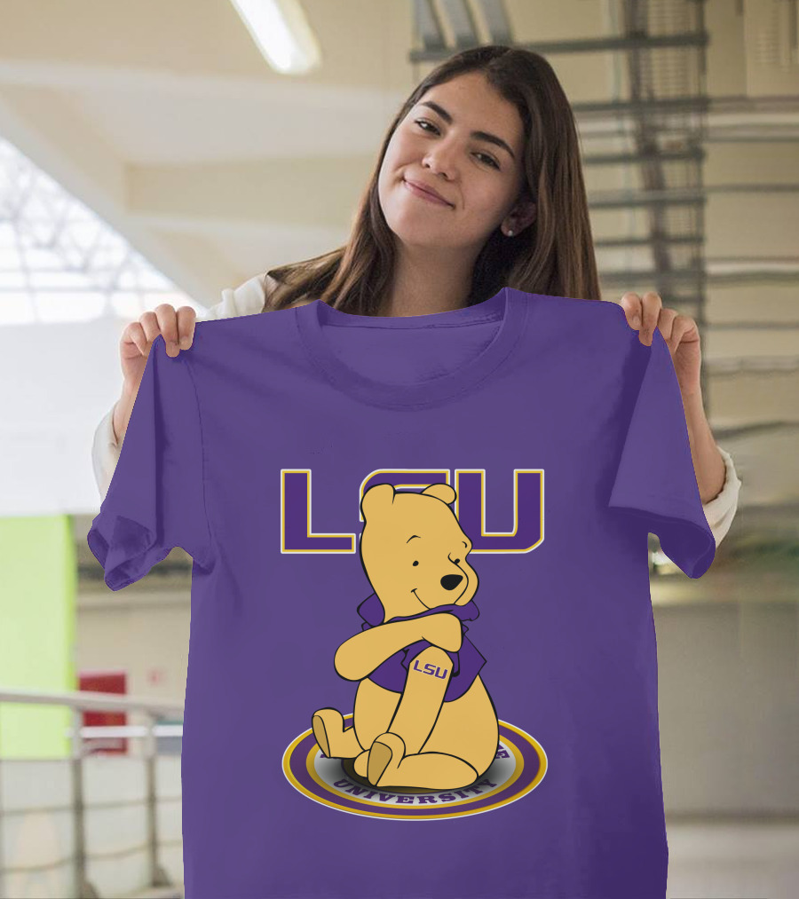 LSU Tigers Winnie the Pooh University Mascot T-Shirt