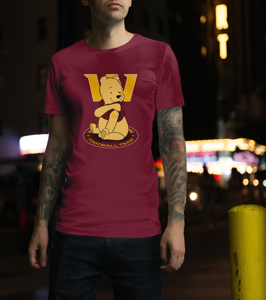 Washington Football Team W Winnie The Pooh T-Shirt