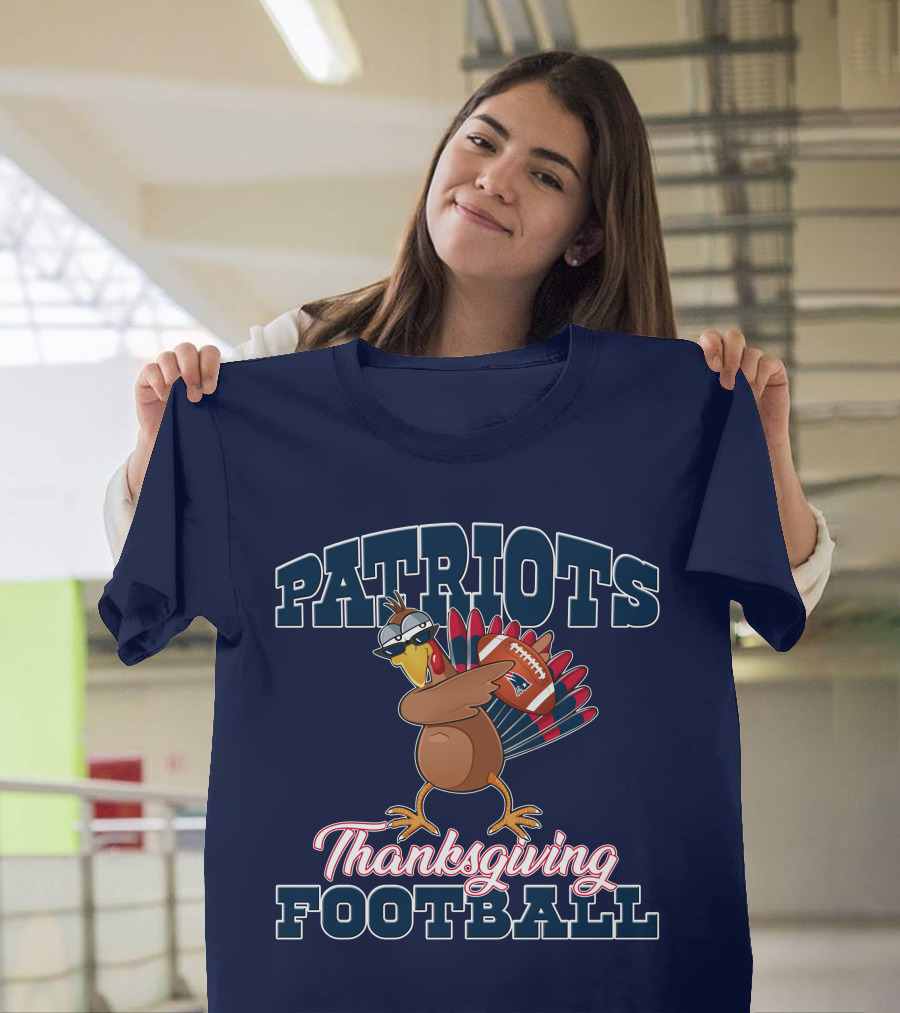 PATRIOTS Thanksgiving Football Turkey T-Shirt