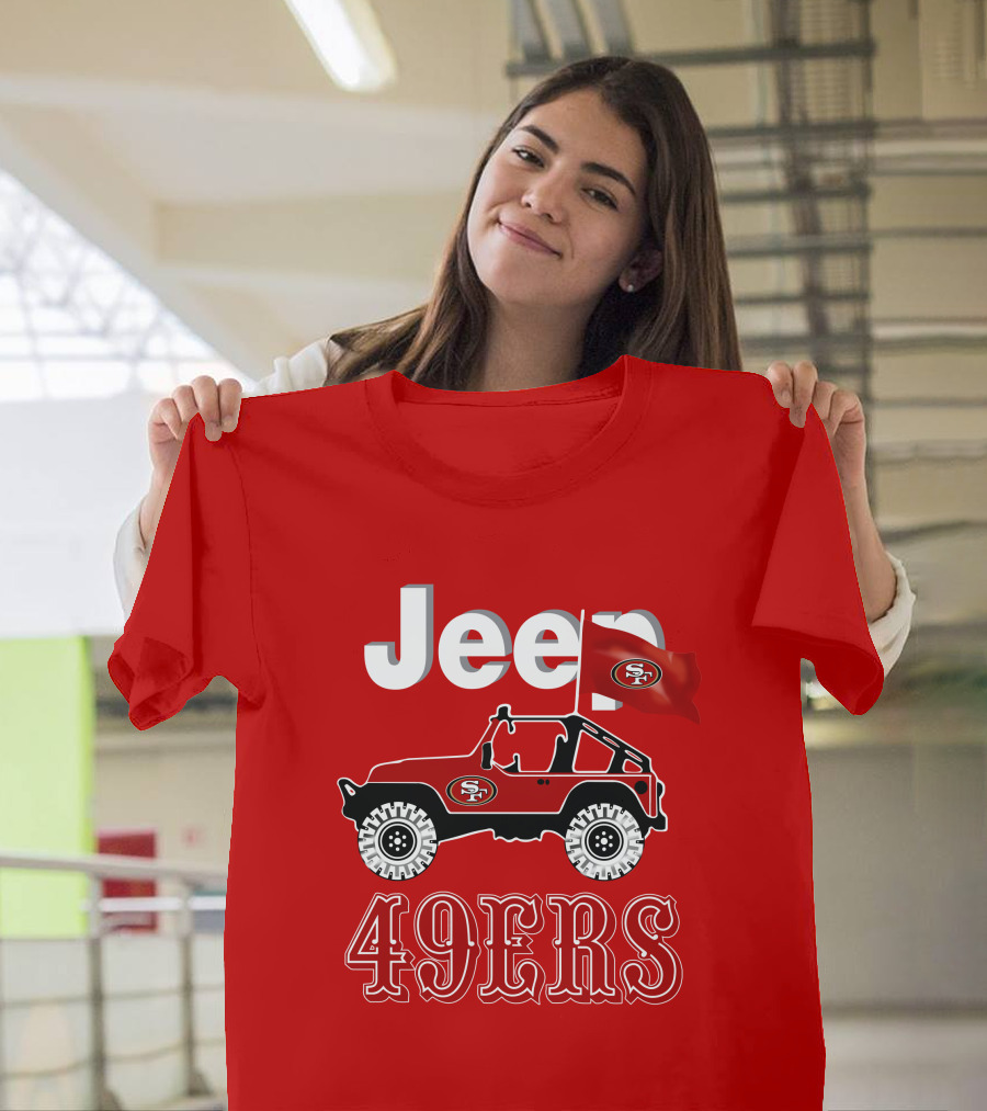 Jeep 49ers SF Flag T-Shirt