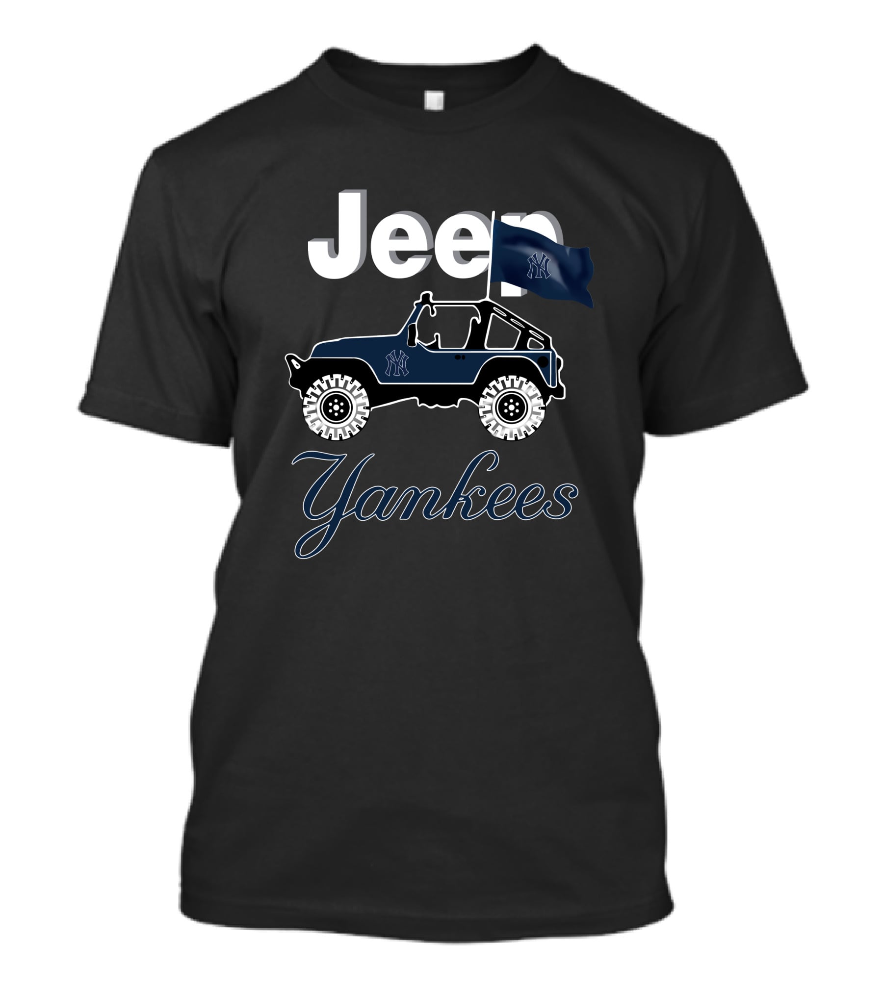 Jeep Yankees New York Yankees Are Coming T-Shirt