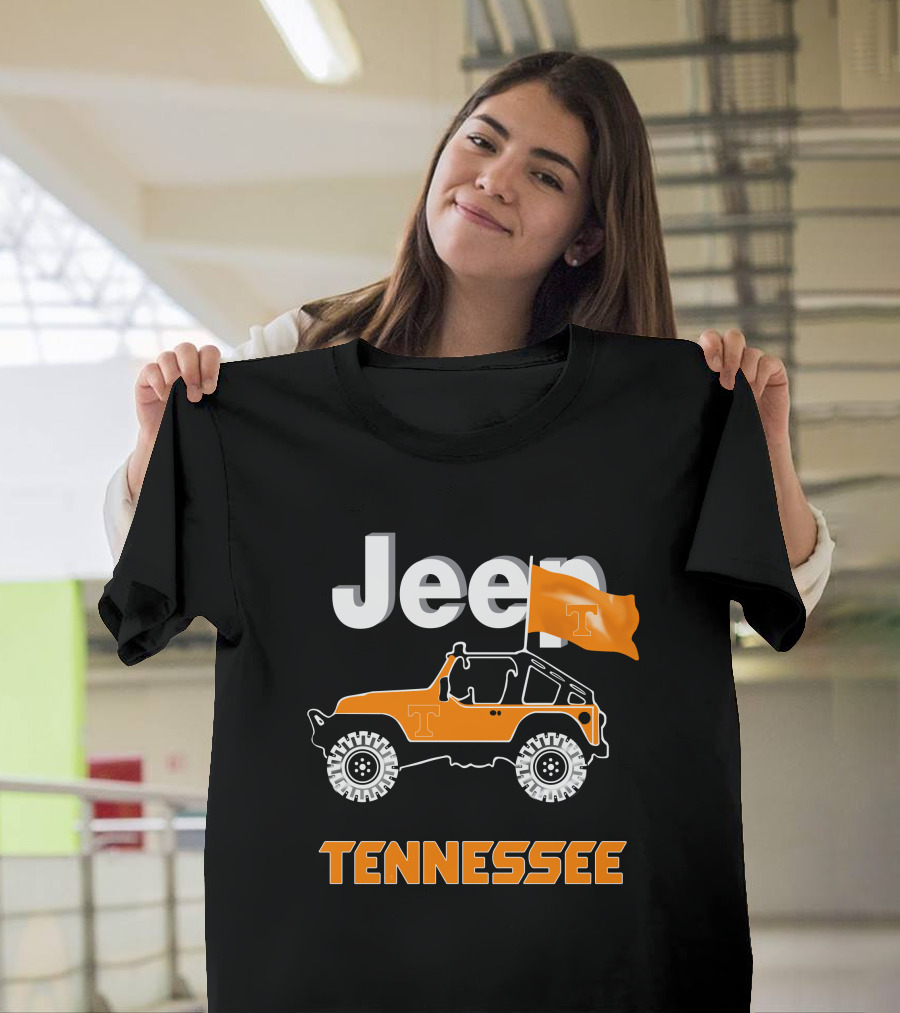 Jeep Tennessee Volunteers Orange Flag Edition T-Shirt