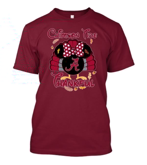 Crimson Tide Thankful Turkey Minnie A T-Shirt