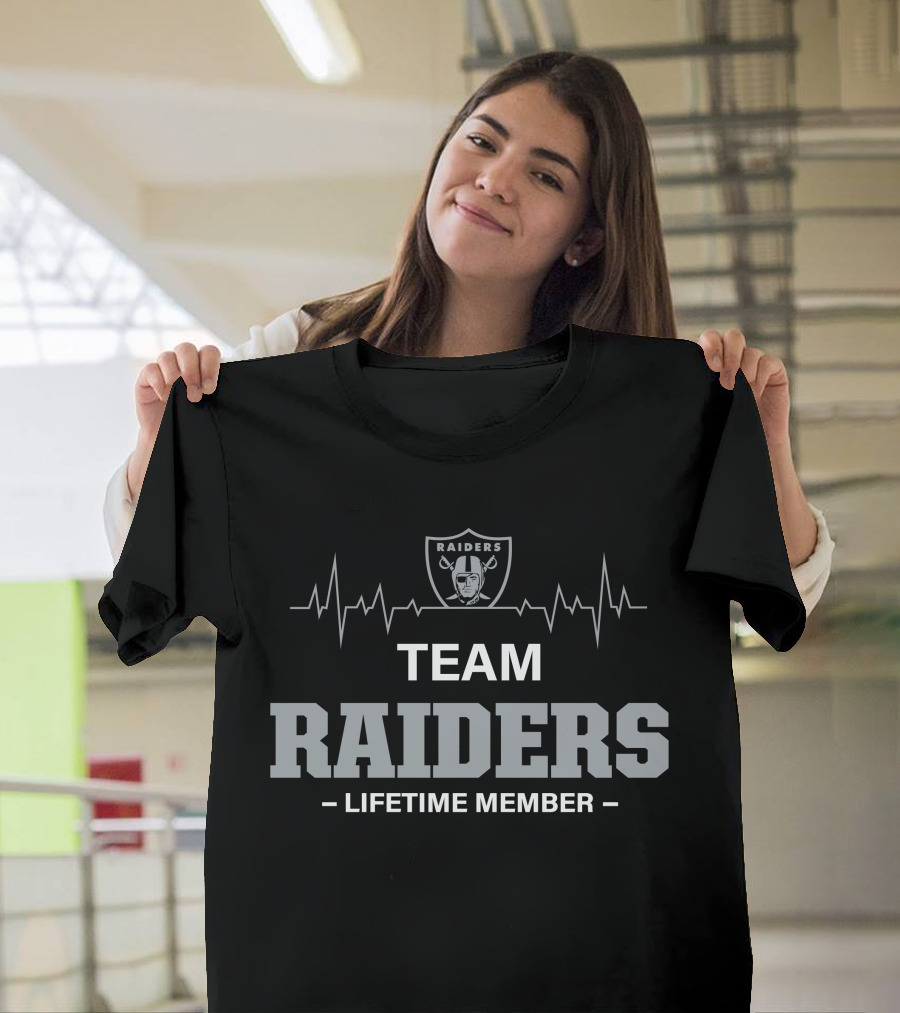 Team Raiders Lifetime Member T-Shirt
