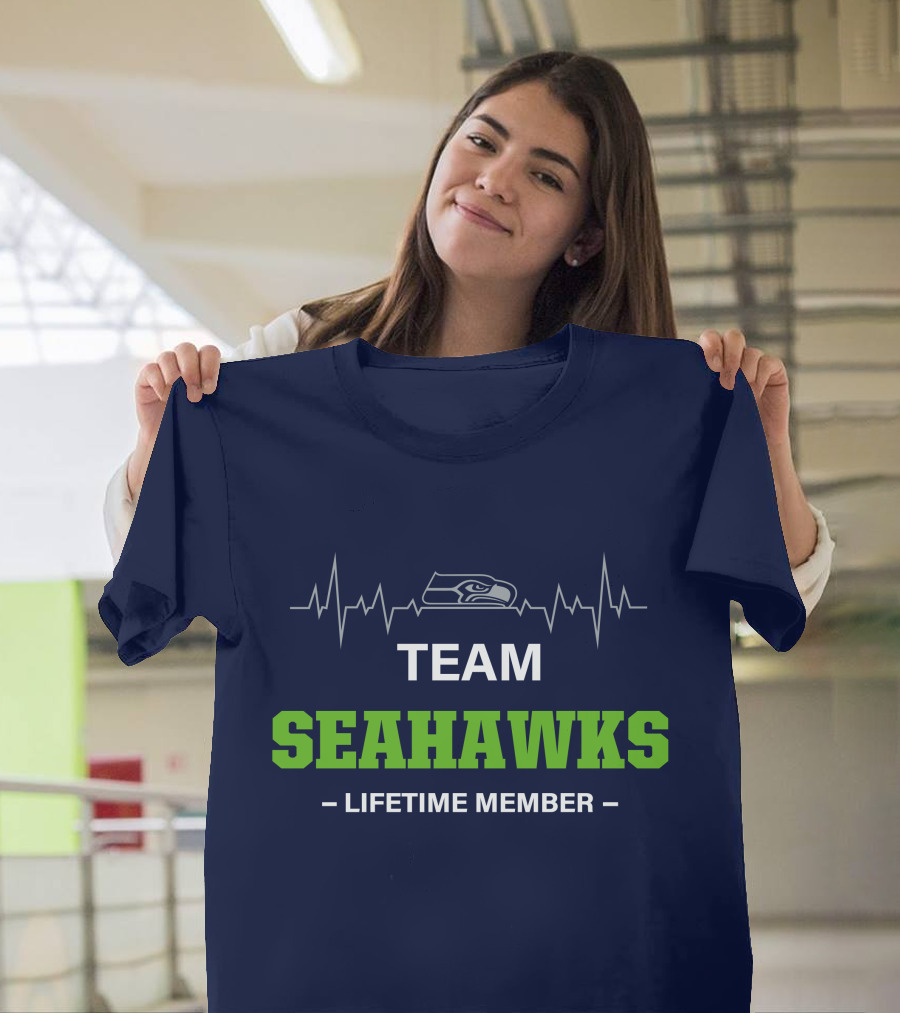 Team Seahawks Lifetime Member T-Shirt