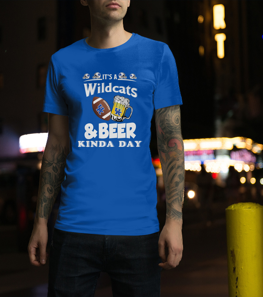 It's A Wildcats Football Beer Kinda Day T-Shirt