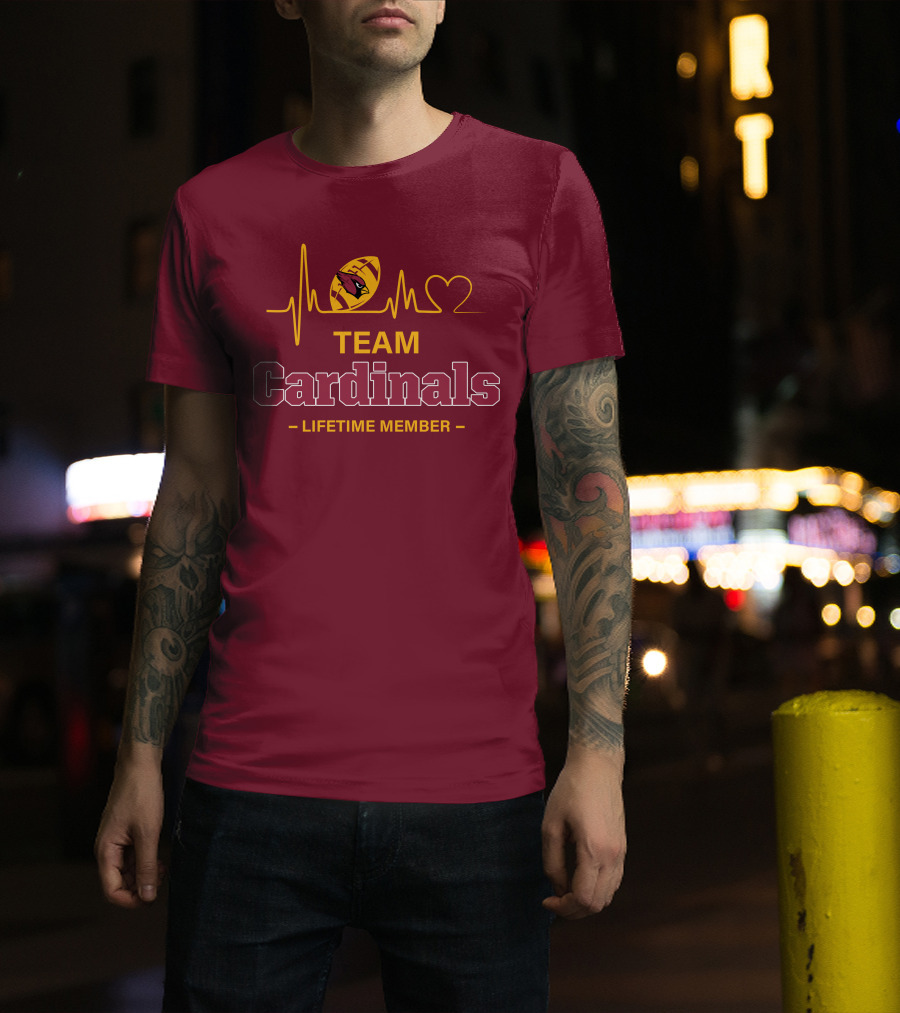 Team Cardinals Lifetime Member T-Shirt