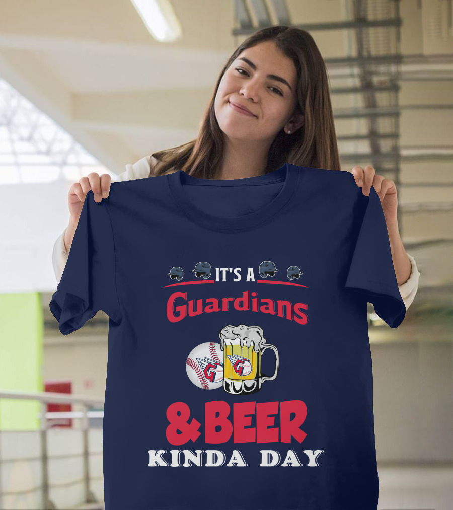 It's A Cleveland Guardians And Beer Kinda Day Baseball Mug T-Shirt