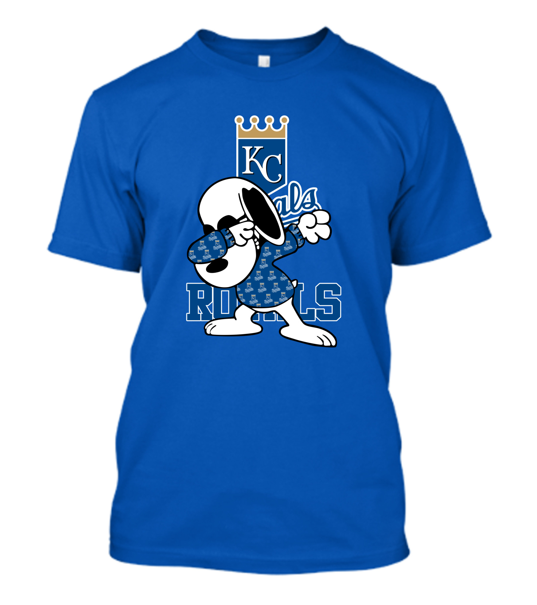 KC Royals Snoopy Dabbing Royals T-Shirt