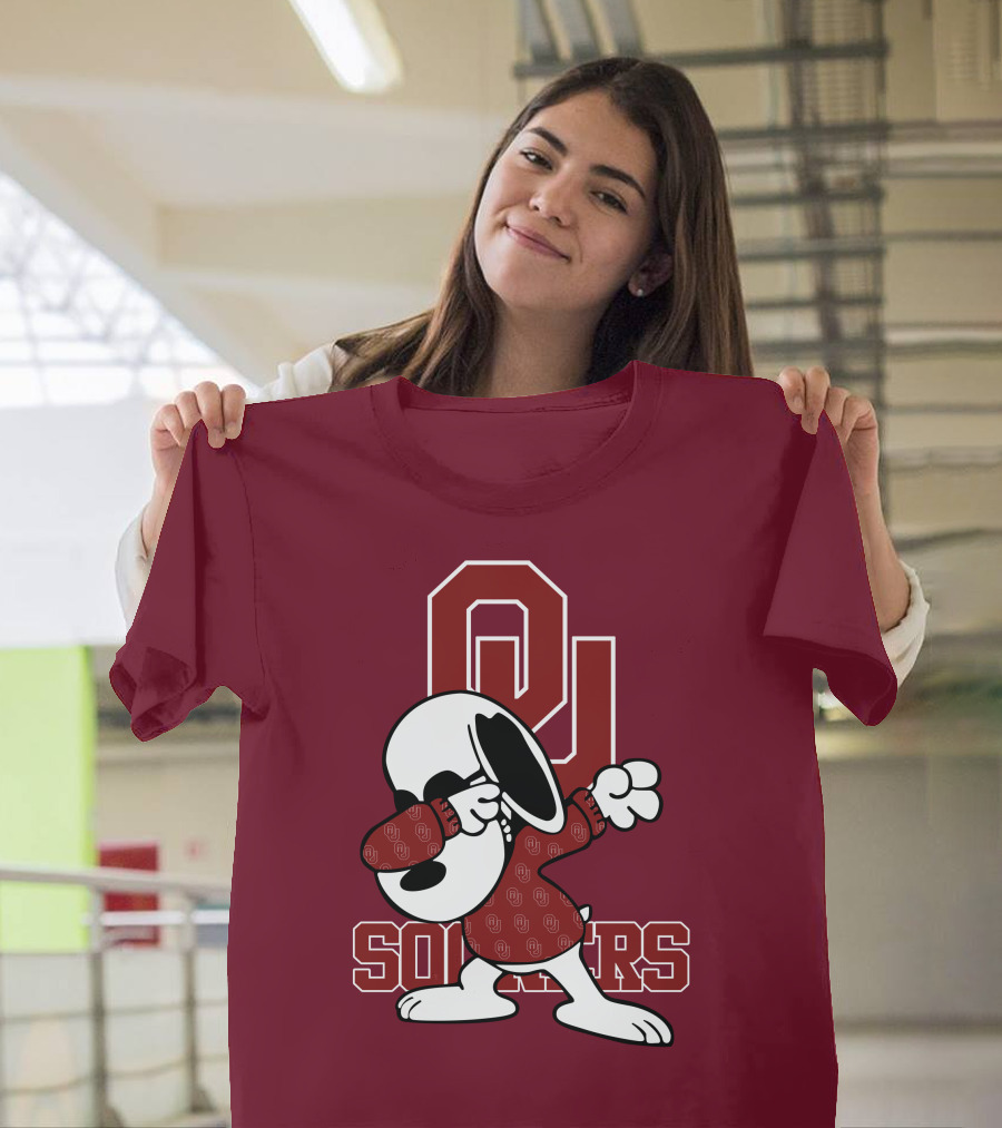 OU Sooners Snoopy Dabbing T-Shirt