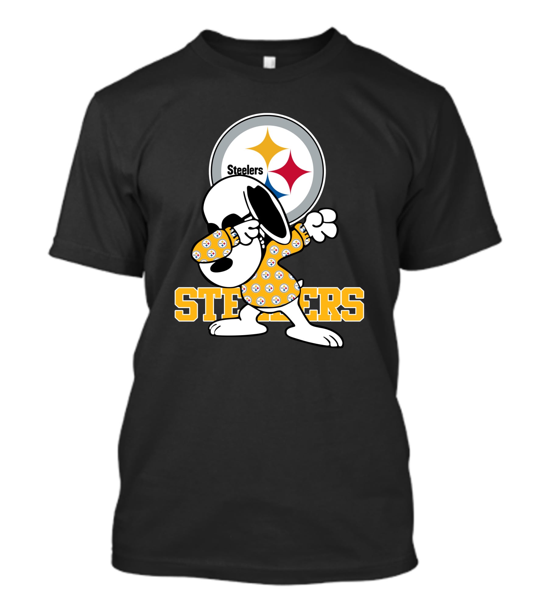 Pittsburgh Steelers Snoopy Dabbing Fan T-Shirt