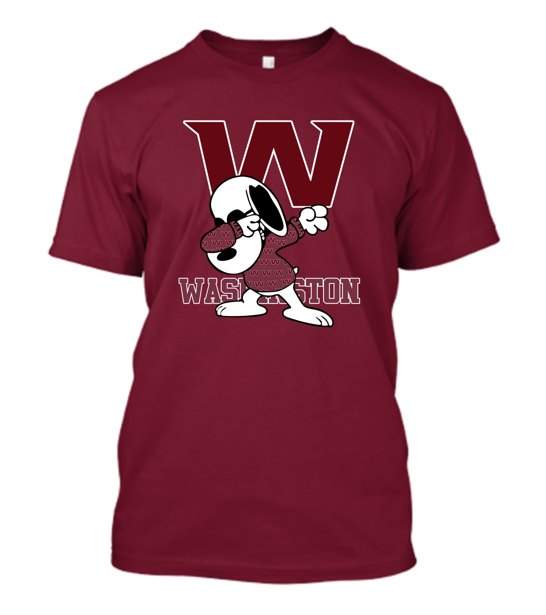Washington Snoopy Dabbing With W T-Shirt