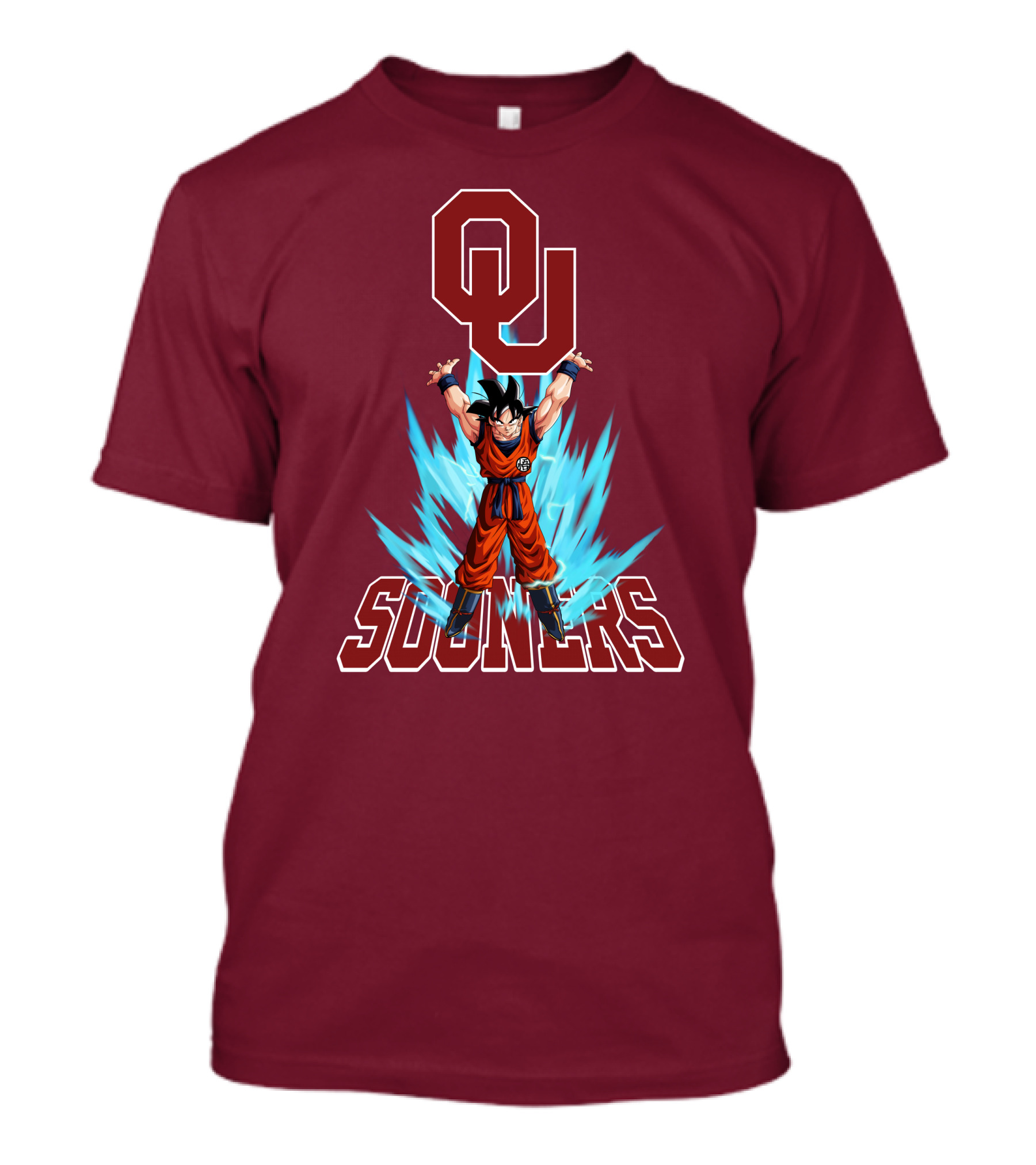 Oklahoma Sooners Ou Songoku Super Saiyan Energy Burst T-Shirt