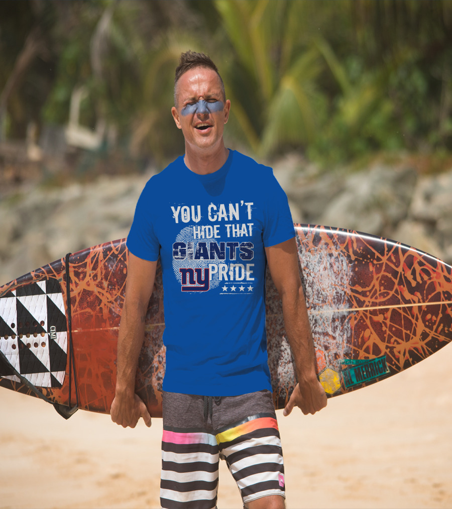 You Can't Hide That New York Giants Pride Ny Logo Stars T-Shirt