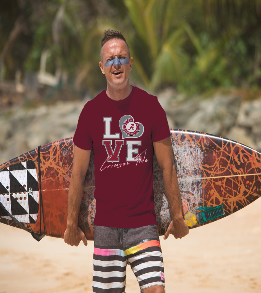 LOVE Alabama Crimson Tide T-Shirt