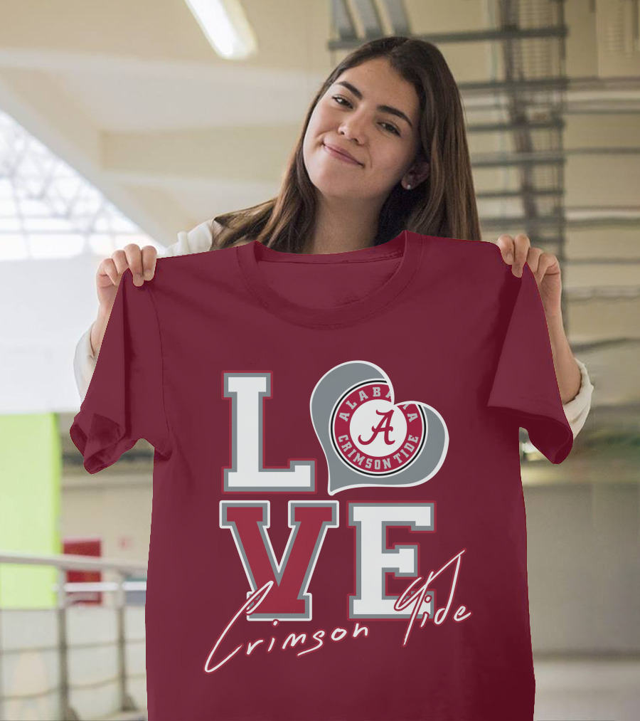 LOVE Alabama Crimson Tide T-Shirt