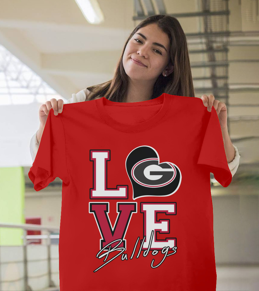 LOVE Georgia Bulldogs T-Shirt