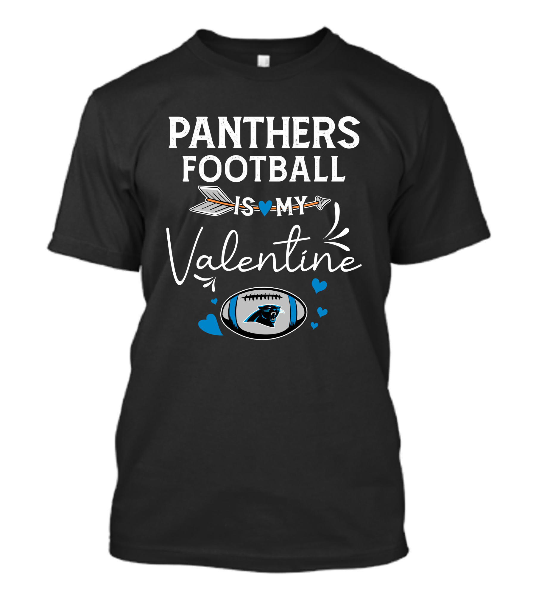 Panthers Football Is My Valentine T-Shirt